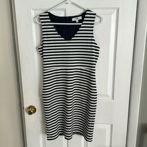 JACK by BBDakota dress sz 6 black white striped